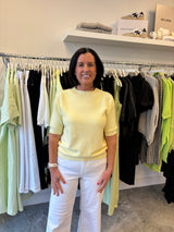 d.e.c.k. by Decollage SS Sweater Lemon Fresh