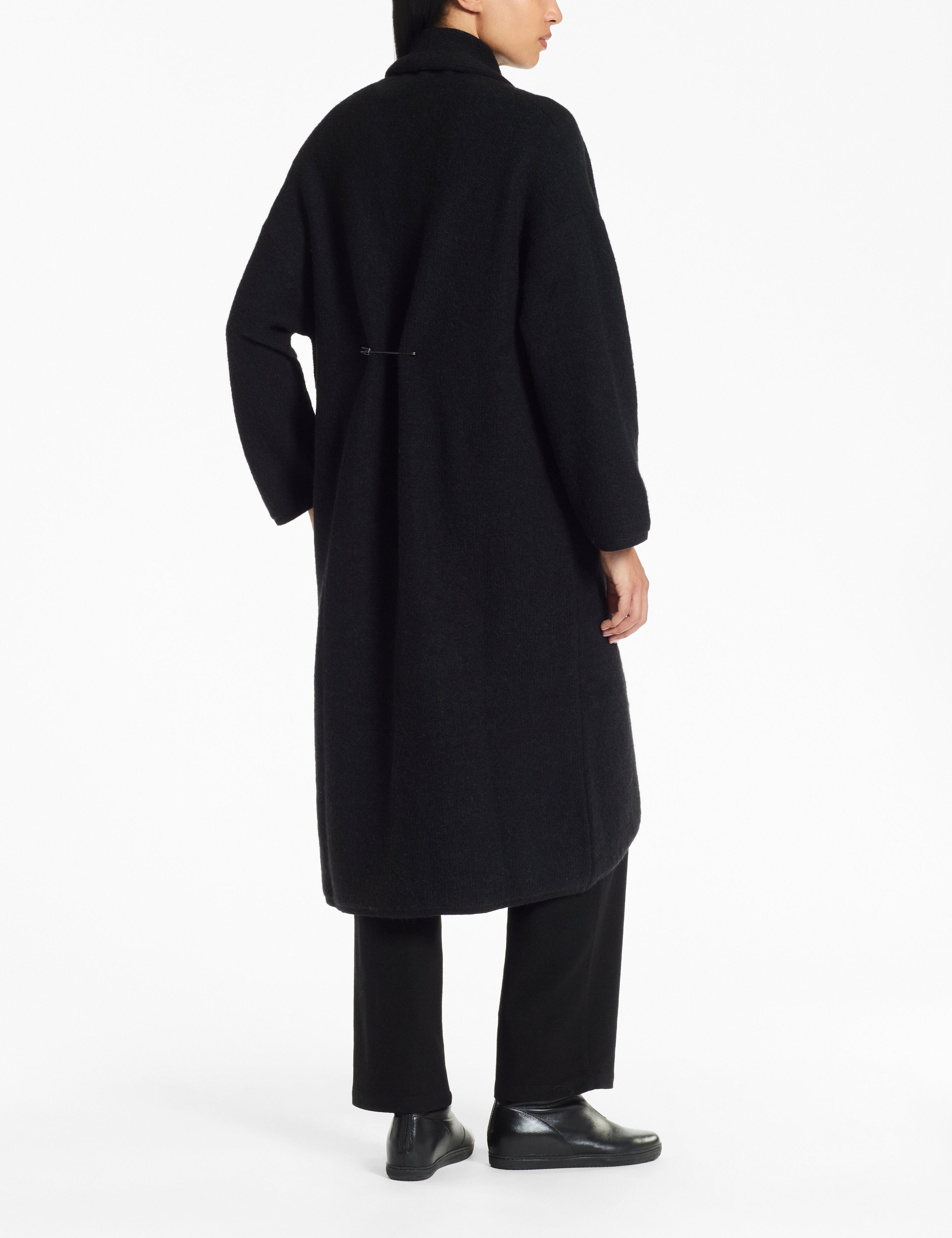 SARAH PACINI Long Cardigan 25211086 Black
