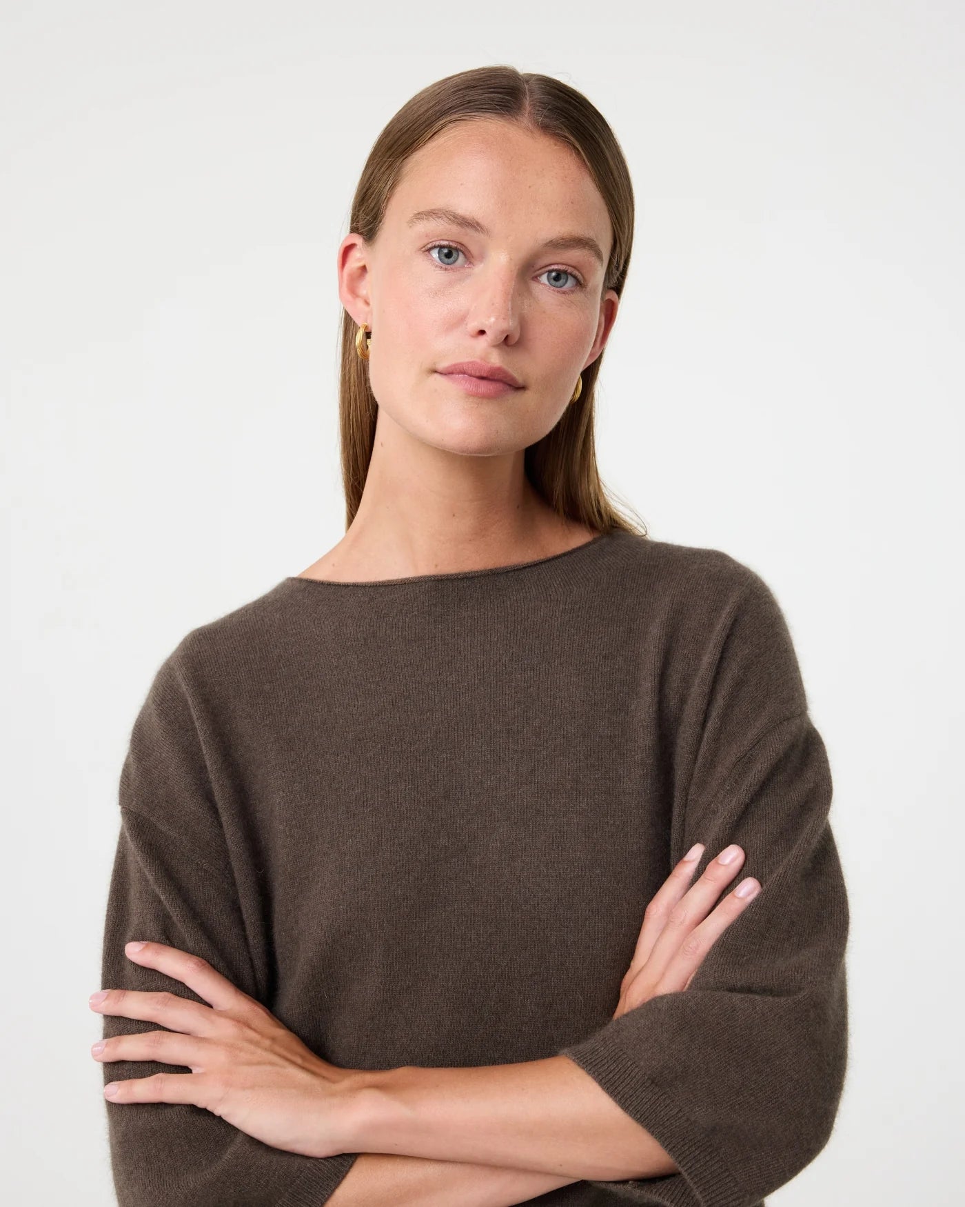 KNIT-TED Lilly Pullover Choco