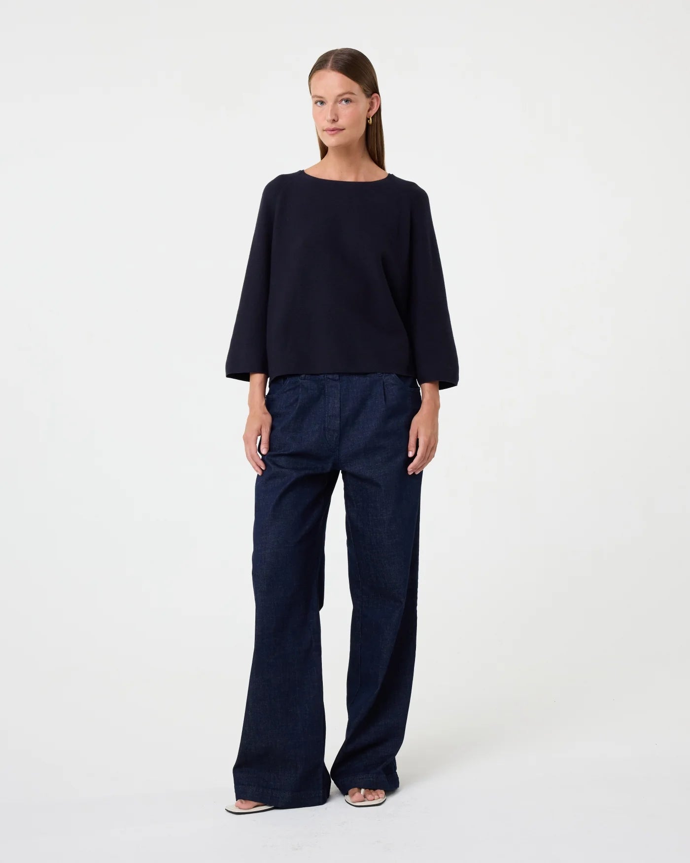 KNIT-TED Sarah Sweater Black