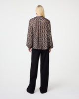 KNIT-TED Loeka Blouse Choco