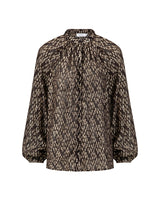 KNIT-TED Loeka Blouse Choco