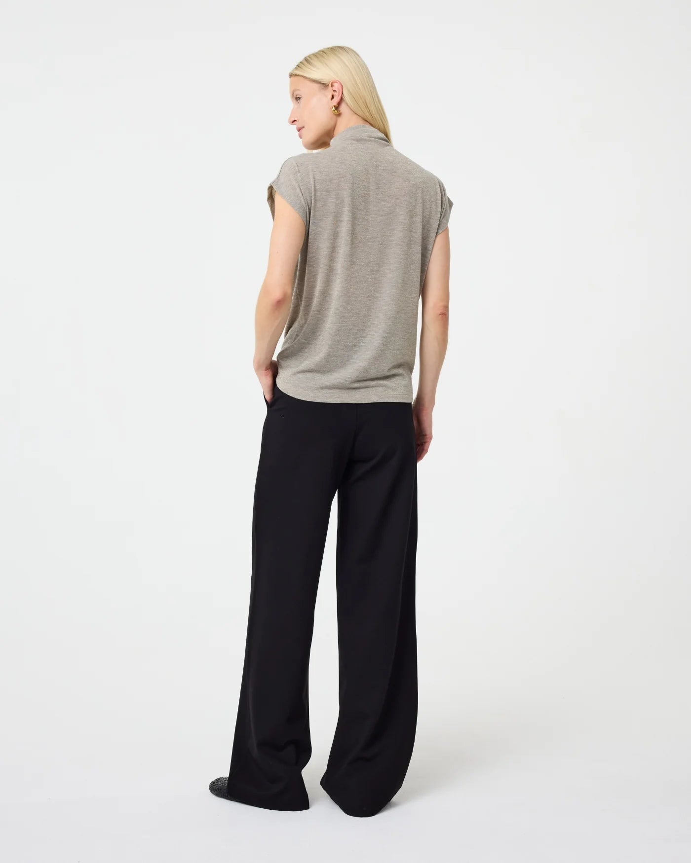 KNIT-TED Flore Pants Black