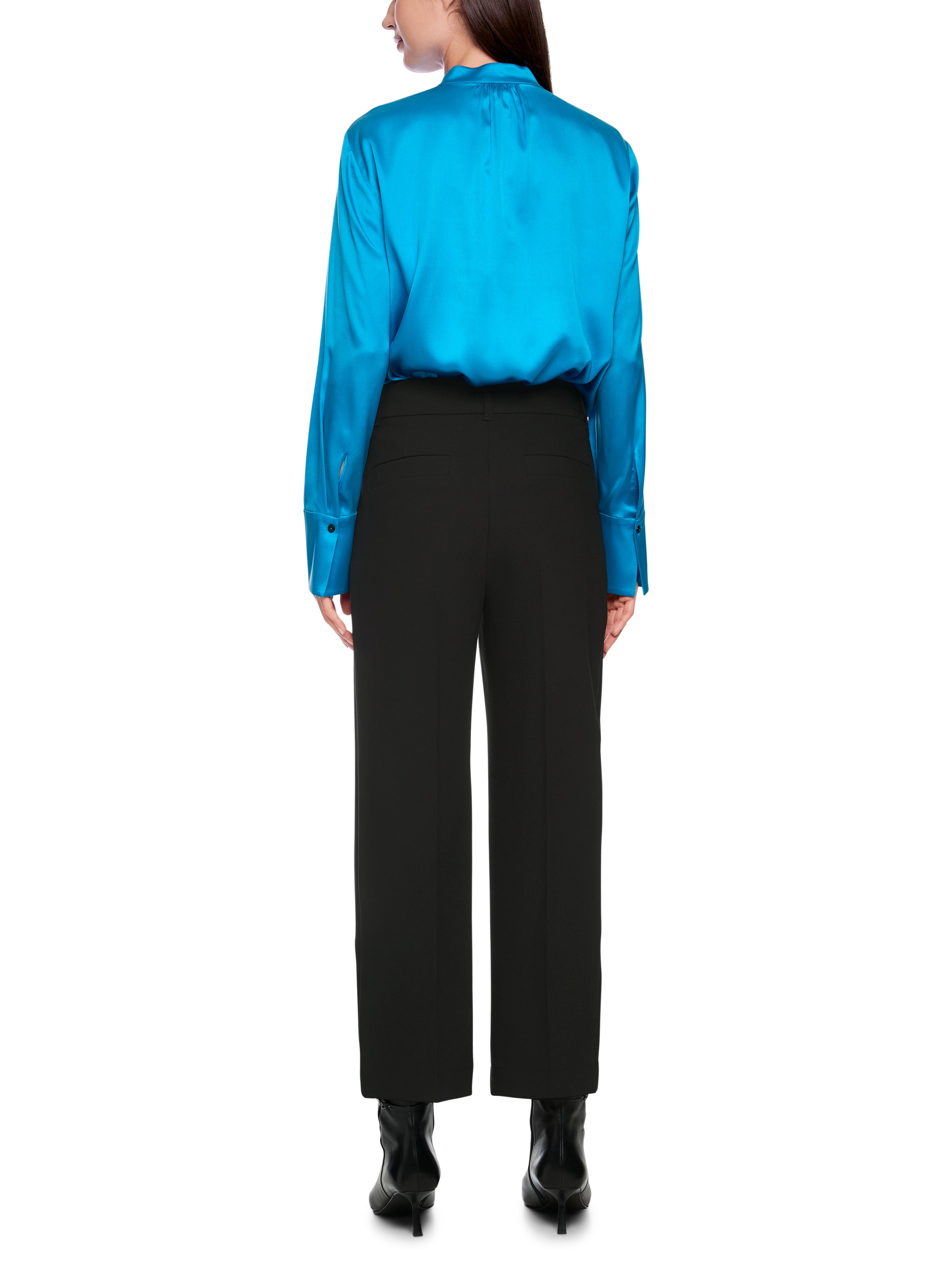 Marc Cain WELS Casual wide Fit Pants ZP.81.2477 Black