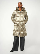 Mos Mosh Nova Down Square Coat Metallic Brindle