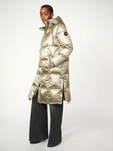 Mos Mosh Nova Down Square Coat Metallic Brindle