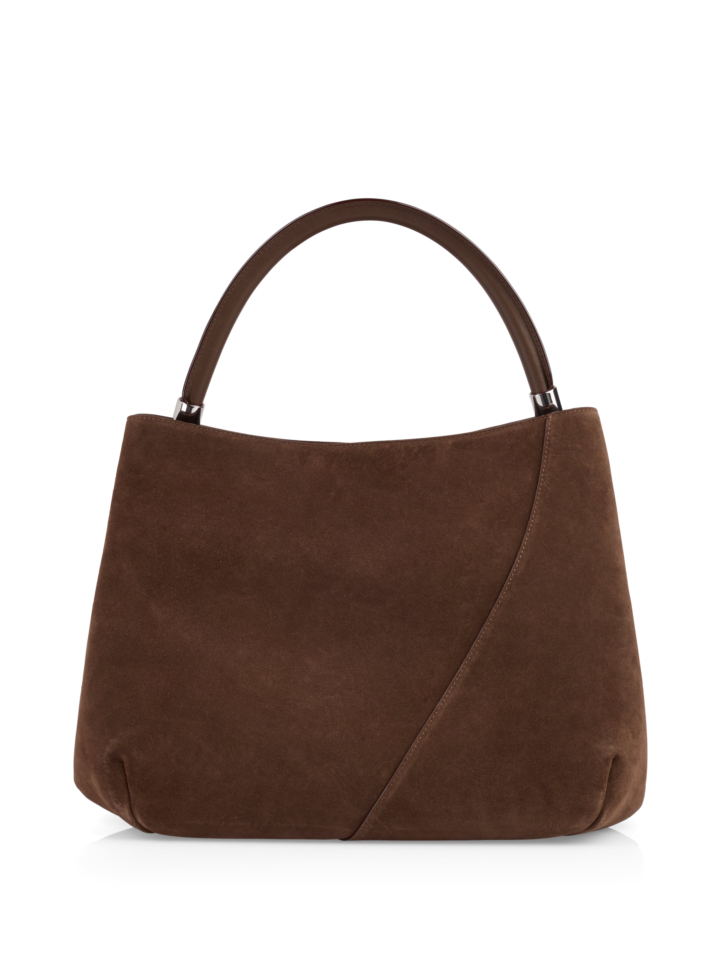Marc Cain Collections Suede Shoulder Bag ZCTI.08L28 Dark Chestnut Brown (Copy)