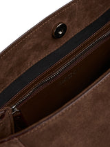 Marc Cain Collections Suede Shoulder Bag ZCTI.08L28 Dark Chestnut Brown (Copy)
