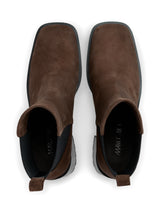 Marc Cain Collections Leather Chelsea Booties ZCSB.09L36 Dark Chestnut Brown