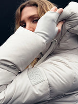 Mos Mosh Ollie Terma Long Coat Glacier Grey
