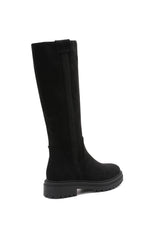 Freya Riding Boots Faux Suede Black