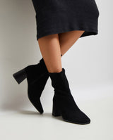 Jane Boots Faux Suede Black
