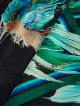 Marc Cain Collections Silk Scarf with Mystical Feather Print ZCB1.04Z45