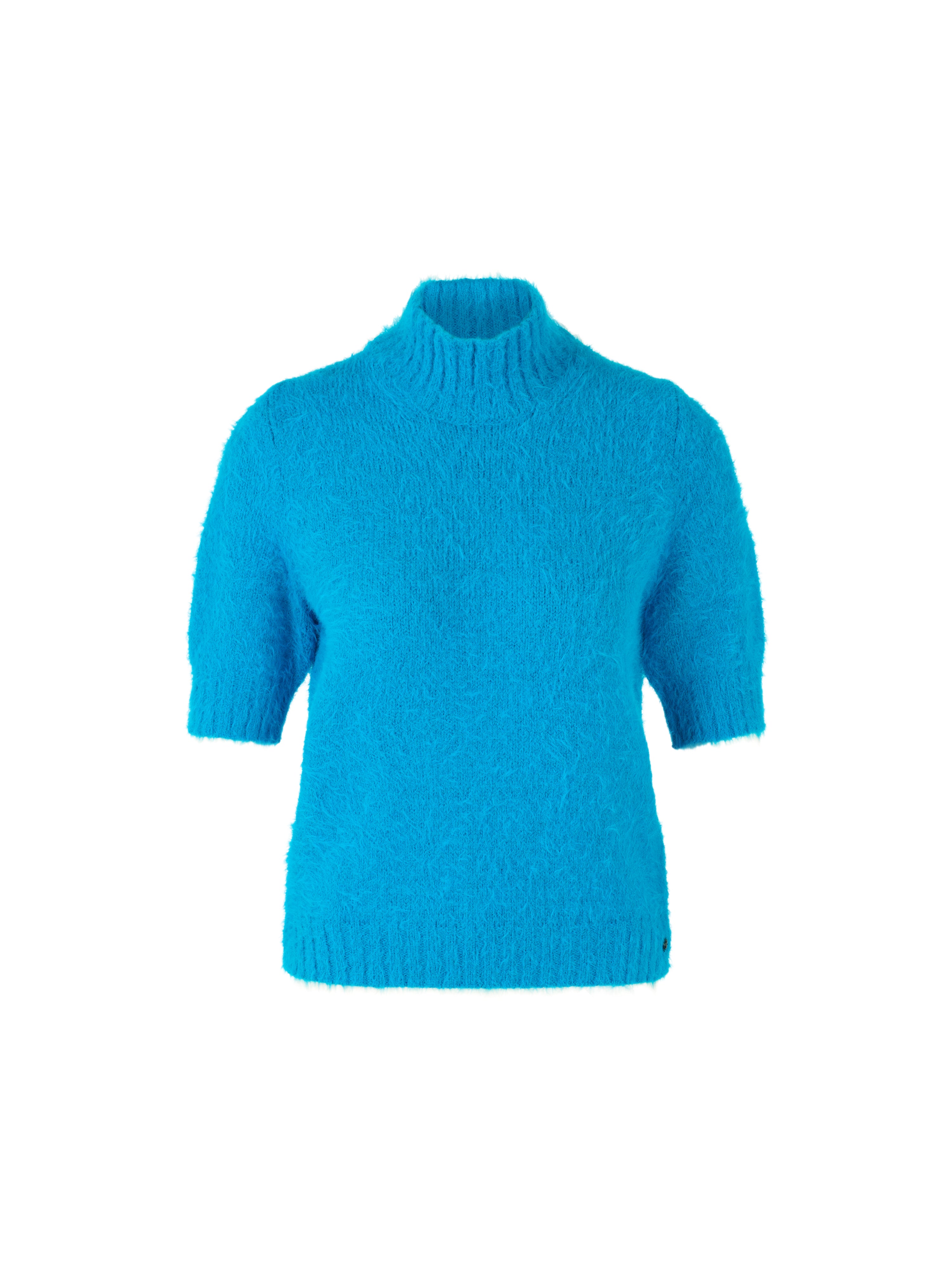 Marc Cain Collections Rethink Together Fluffy Jumper Bright Sea ZC41.39M59