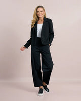d.e.c.k. By Decollage Jersey Blazer Black