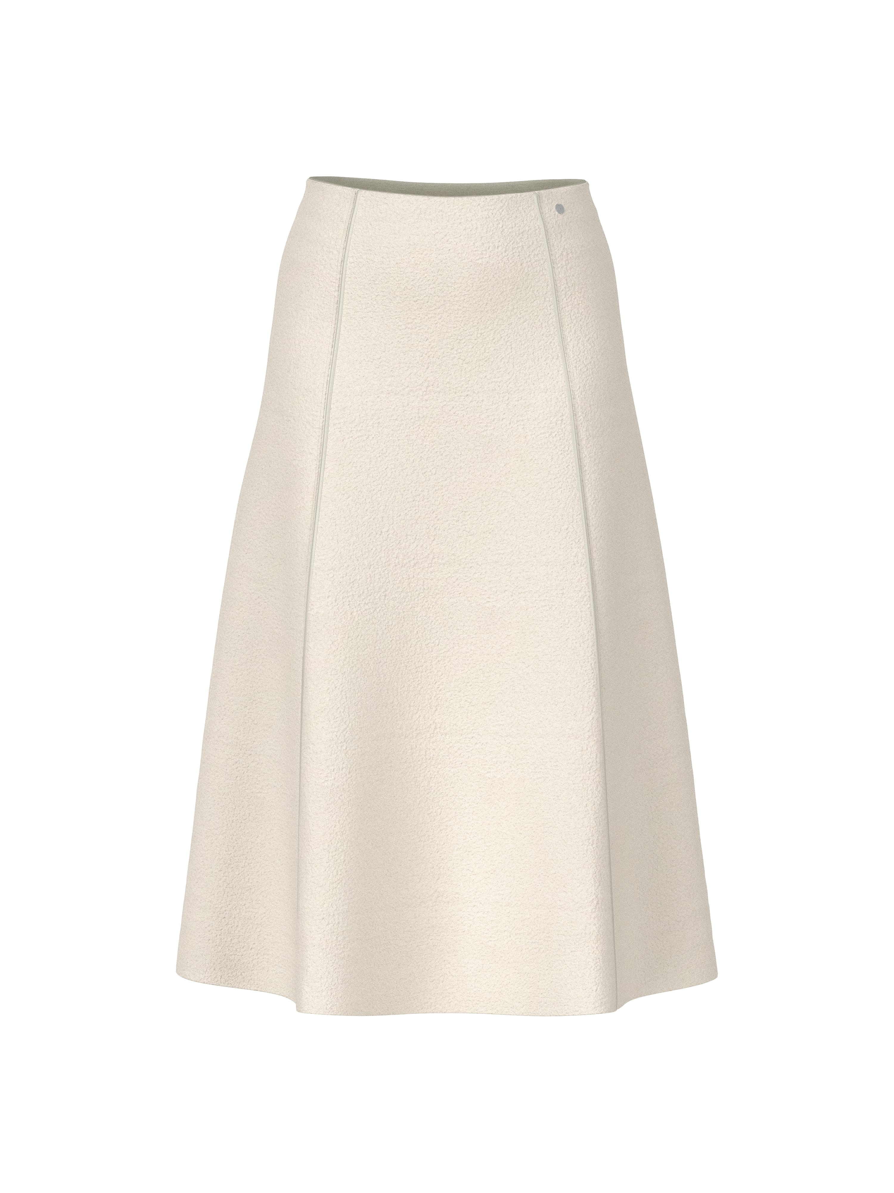 Marc Cain Collections Knitted in Germany Boiled Wool Skirt ZC71.19J30 Smoke