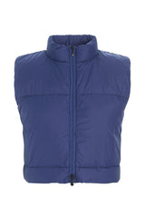 BITTE KAI RAND Feather Down Short Vest Twilight Blue