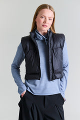 BITTE KAI RAND Feather Down Short Vest Stone