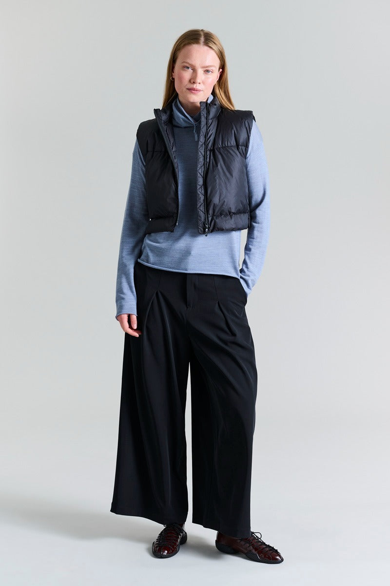 BITTE KAI RAND Feather Down Short Vest Stone