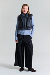 BITTE KAI RAND Feather Down Short Vest Black
