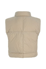 BITTE KAI RAND Feather Down Short Vest Stone