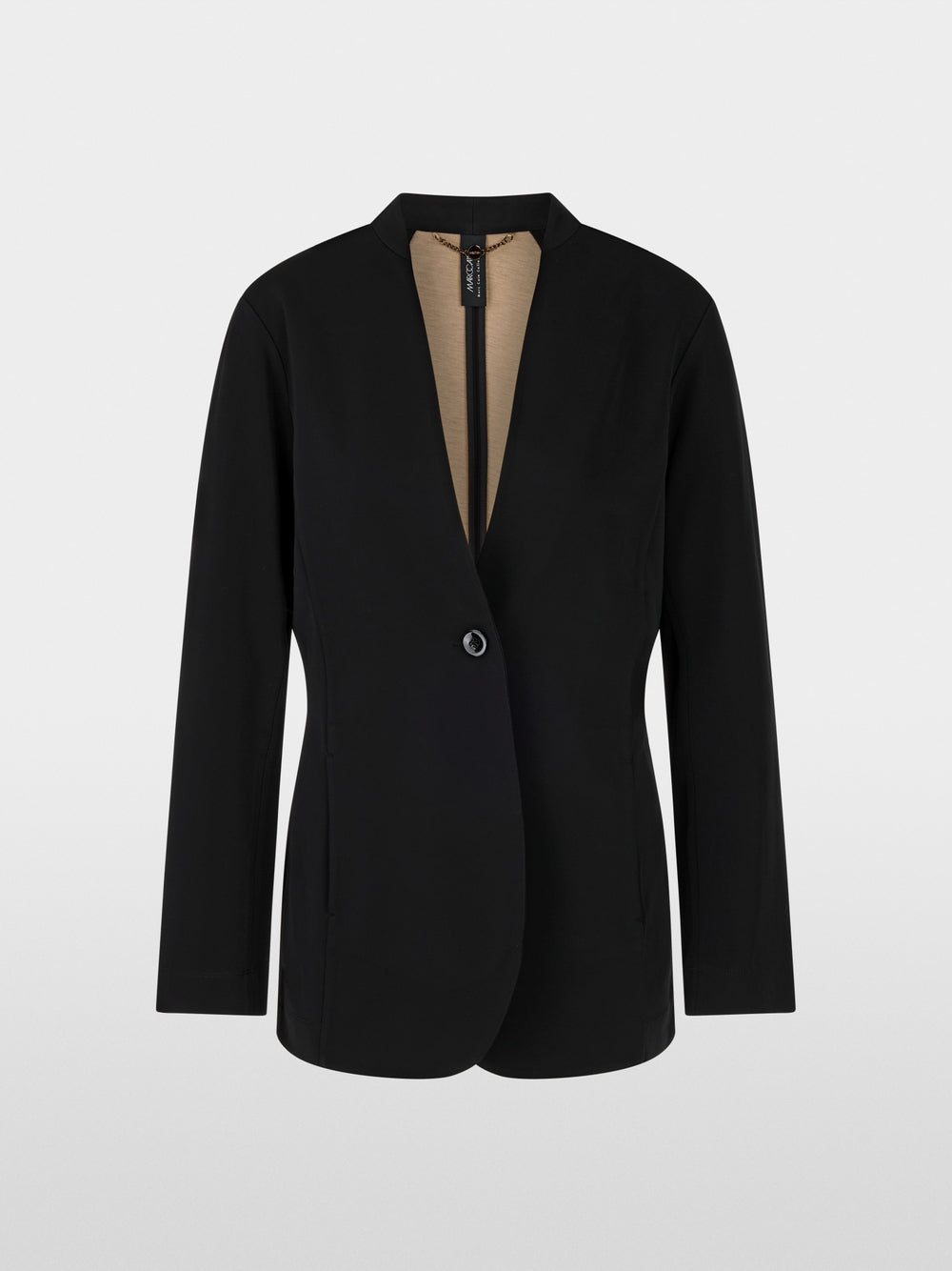 Marc Cain Collections Slightly Fitted Blazer Black ZC34.04J10