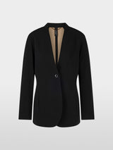 Marc Cain Collections Slightly Fitted Blazer Black ZC34.04J10