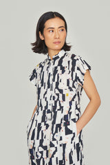 BITTE KAI RAND Harukaze Dress 13970 Linen Print