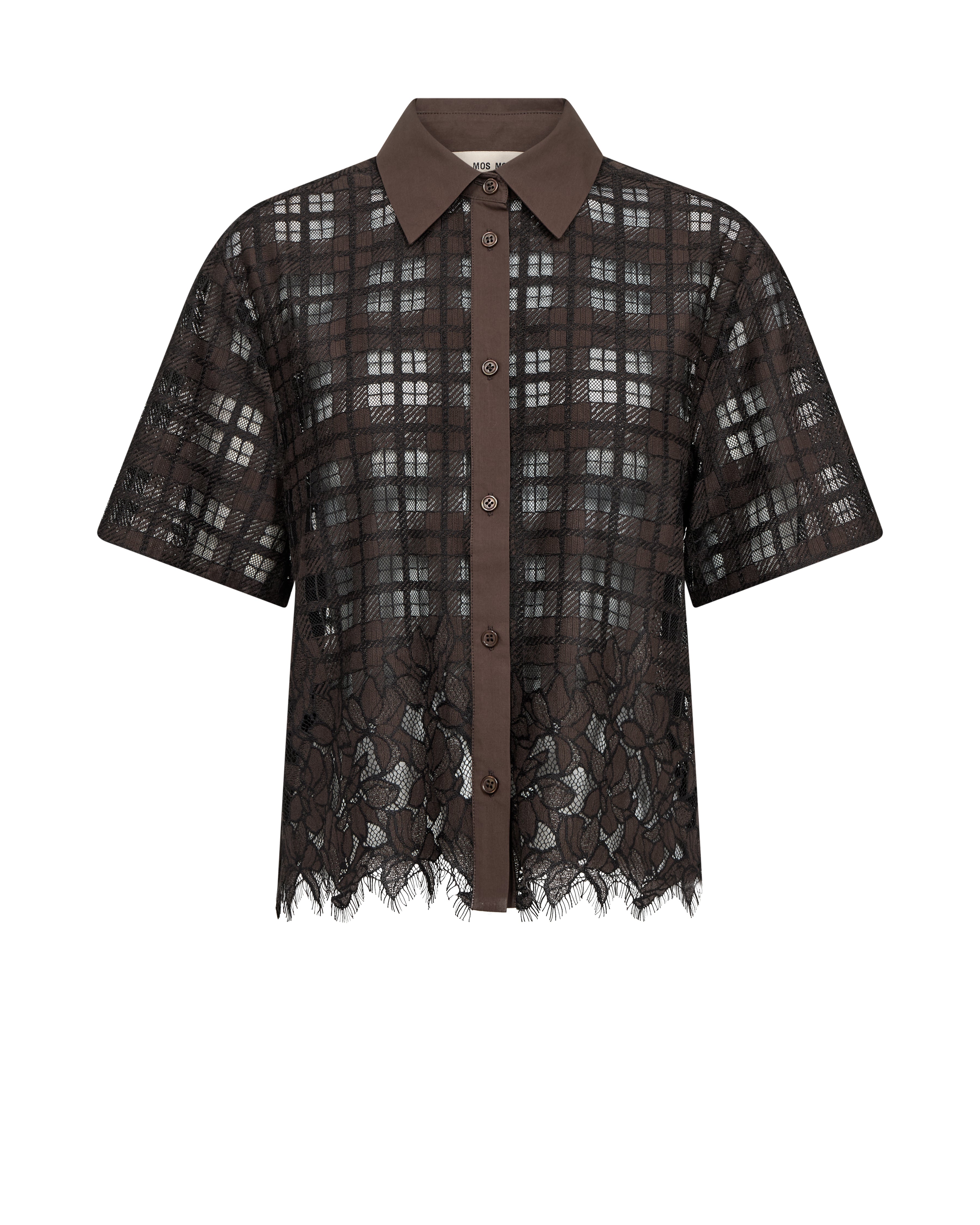 Mos Mosh Lia Checko Lace Shirt Deliciosa