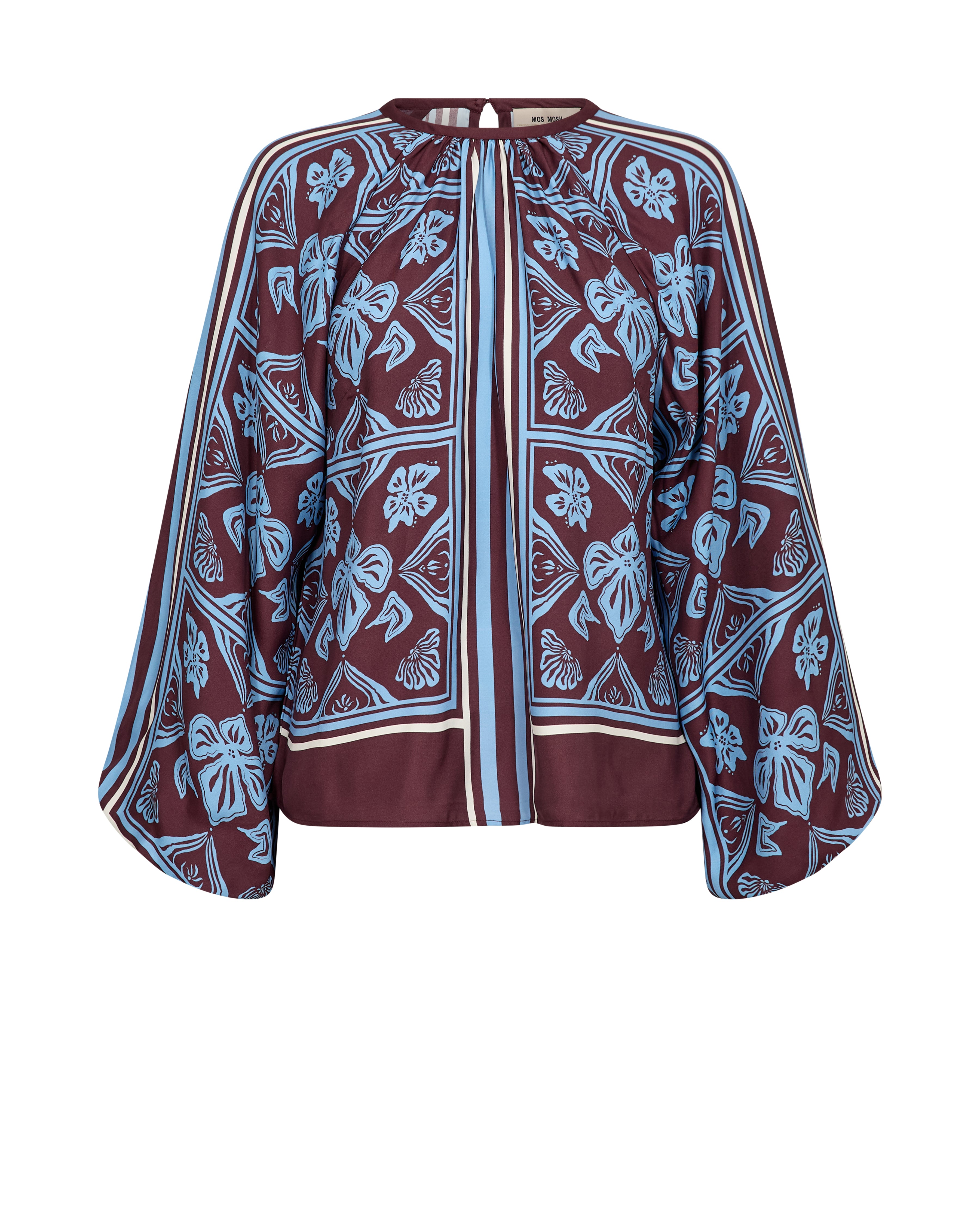 Mos Mosh Milkey Lino Cut Blouse Port Royal