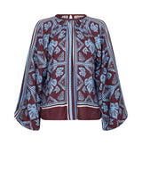 Mos Mosh Milkey Lino Cut Blouse Port Royal