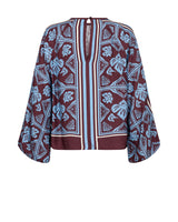 Mos Mosh Milkey Lino Cut Blouse Port Royal