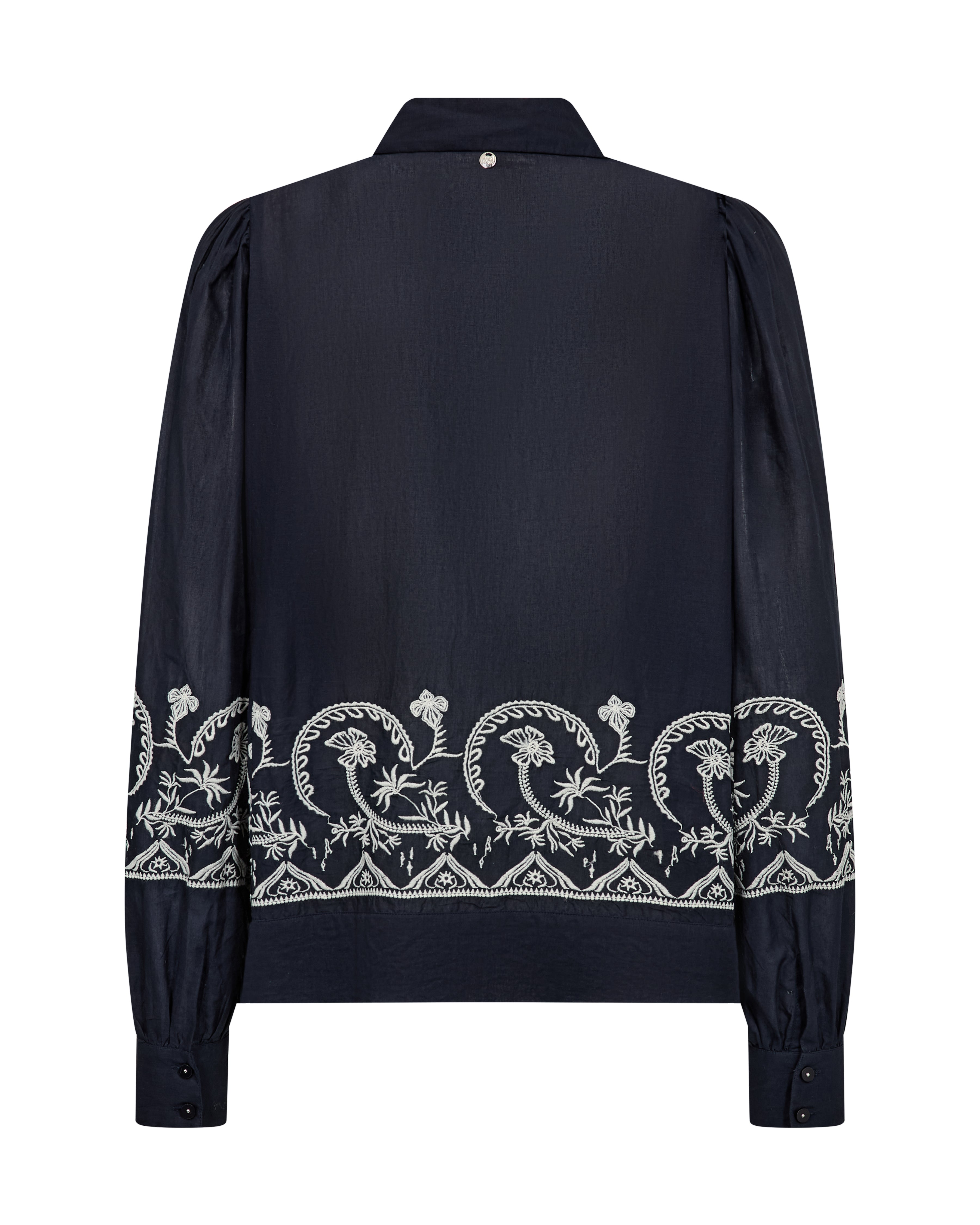 Mos Mosh Silca Lino Shirt Salute Navy