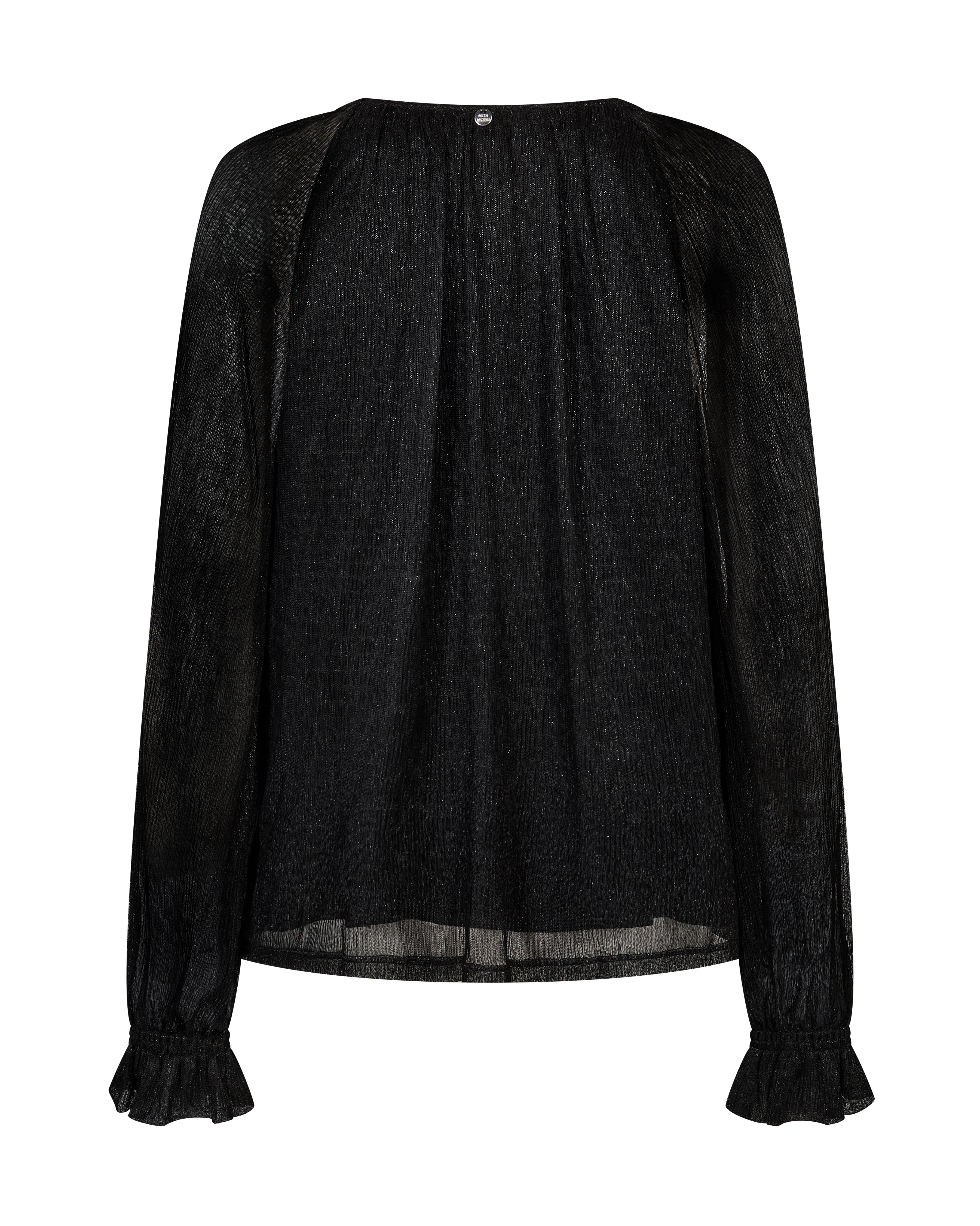 Mos Mosh Ximena Glam V-neck Blouse Black