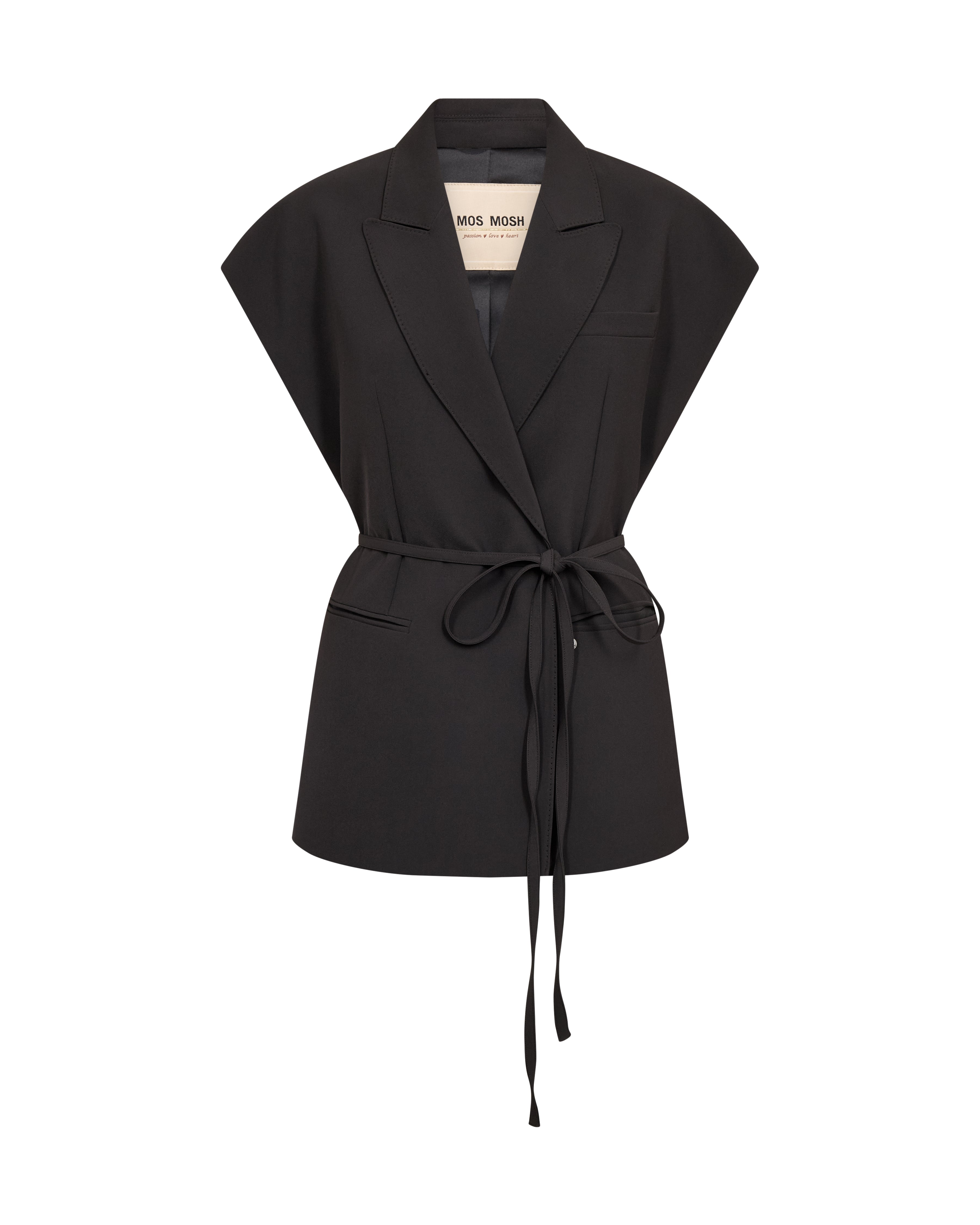 Mos Mosh Lucine Miley Vest Black