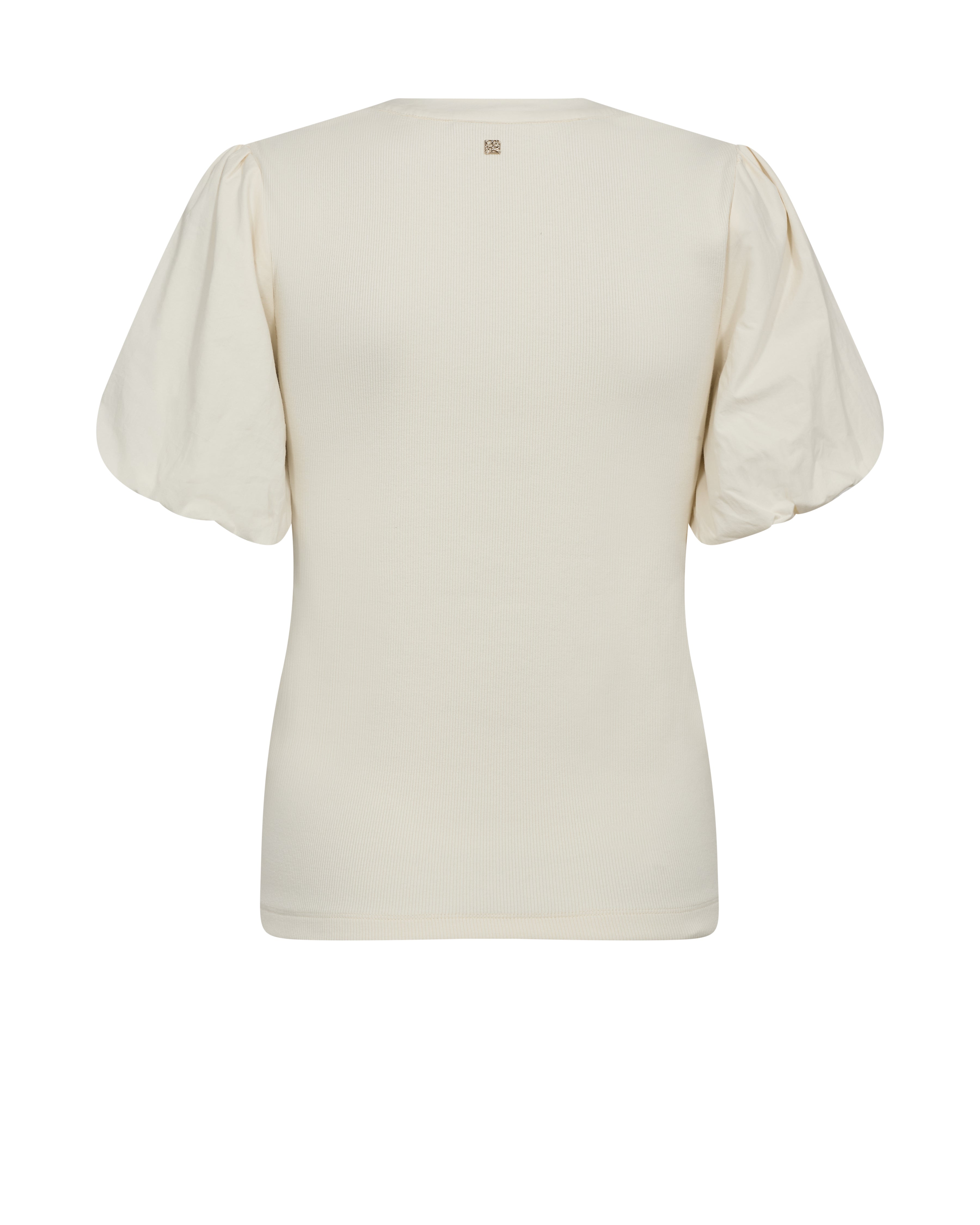 Mos Mosh Jada Puff Sleeve Tee Ecru