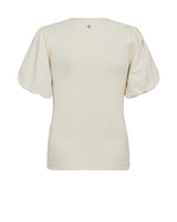 Mos Mosh Jada Puff Sleeve Tee Ecru