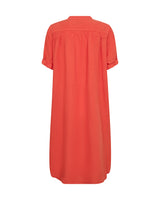 Mos Mosh Arleth Linen Dress Shirt Spicy Orange