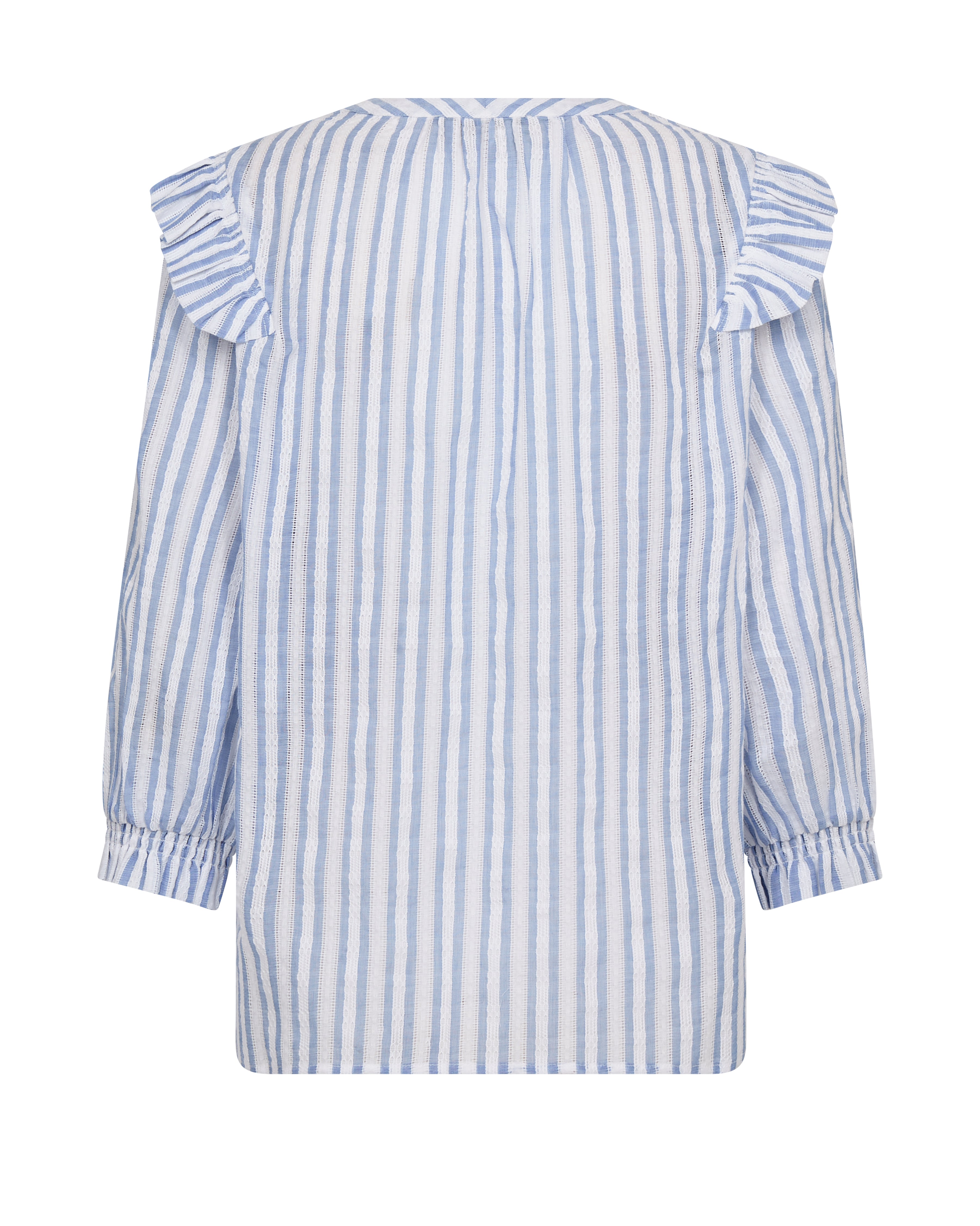 Mos Mosh Debby Stripe Shirt Brunnera Blue