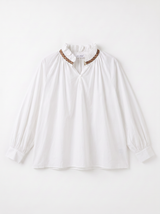 FROCKS CASSIE White Cotton Blouse