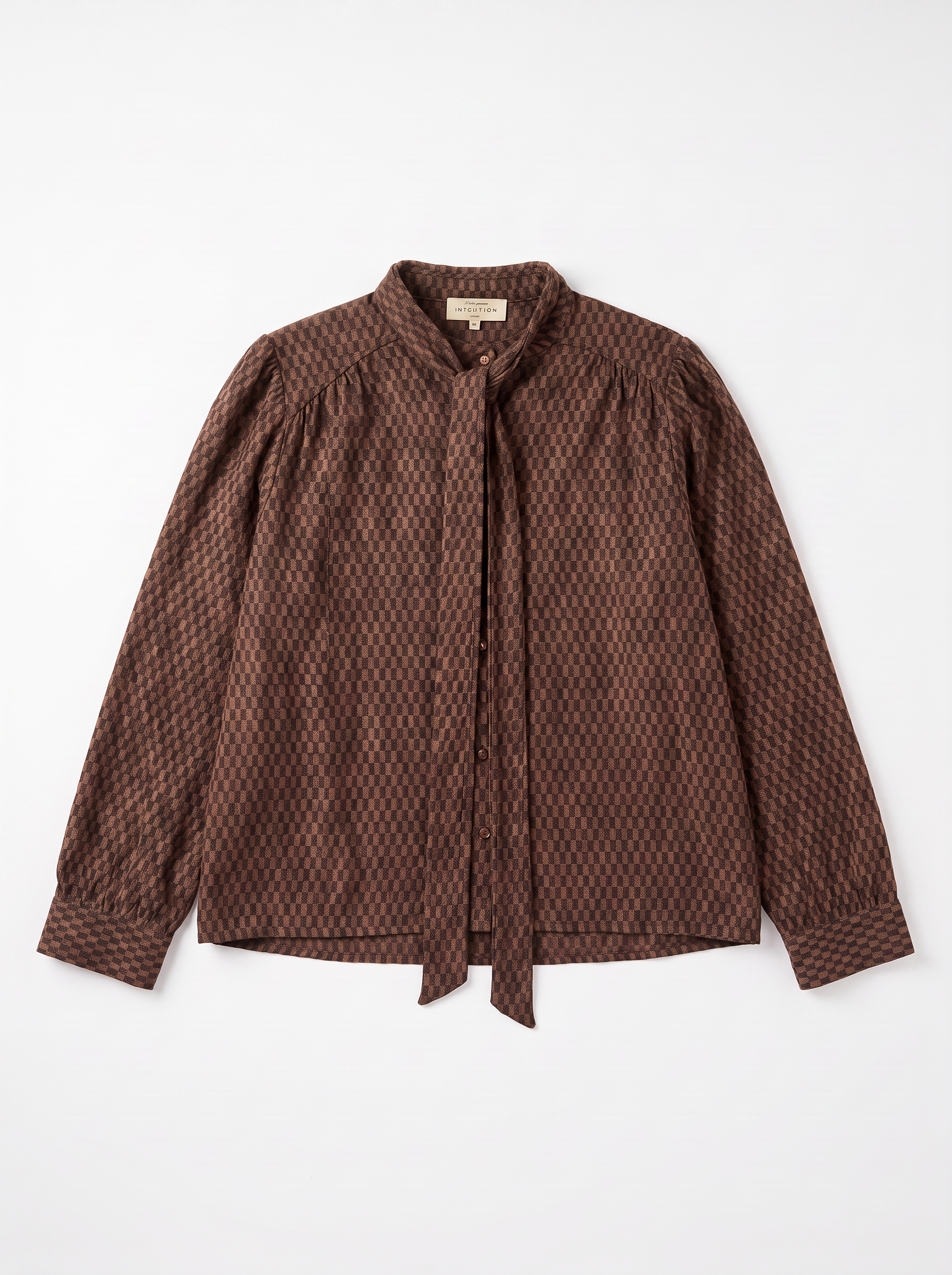 FROCKS CINDY Tie Blouse Cinnamon