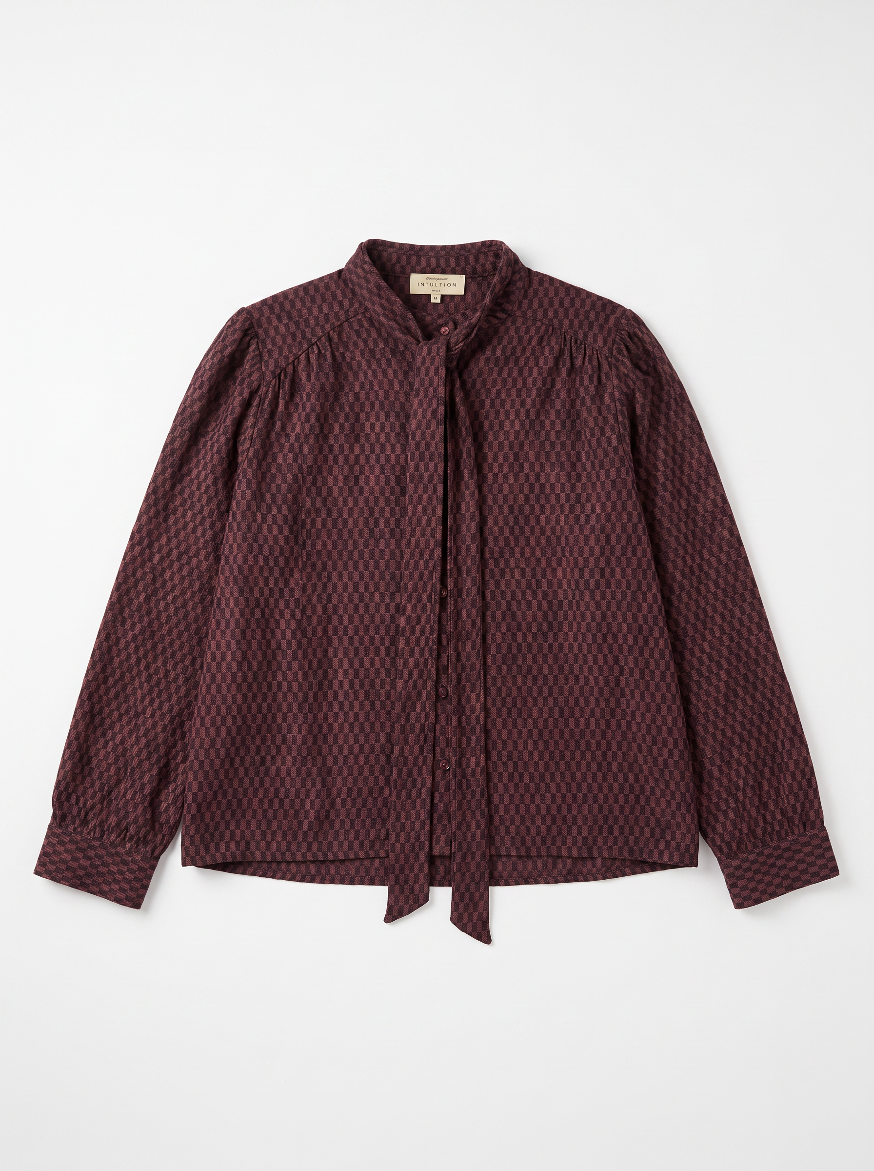 FROCKS CINDY Tie Blouse Açai