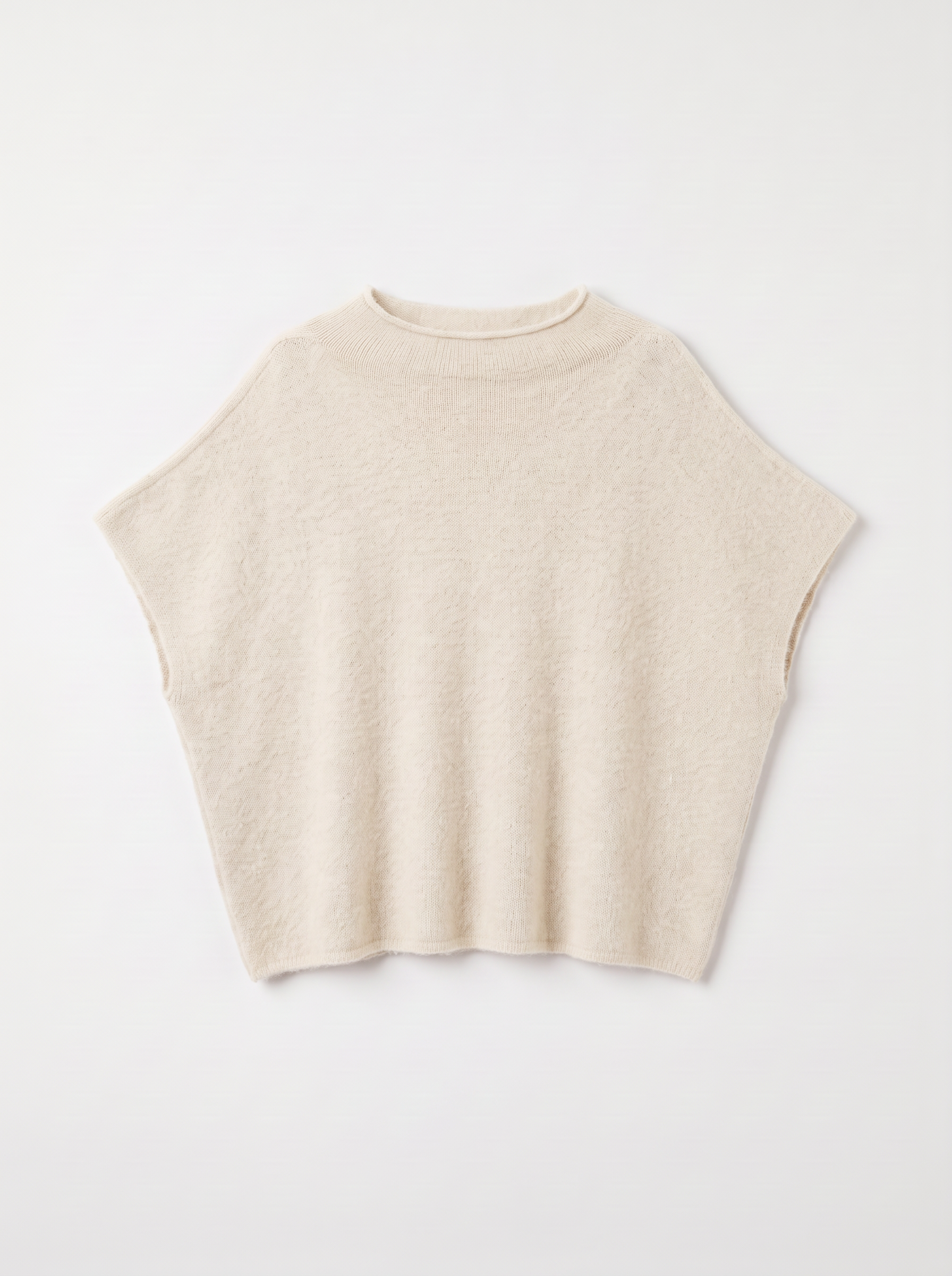 FROCKS CLEO Sleeveless Alpaca Sweater Ecru