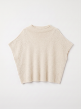 FROCKS CLEO Sleeveless Alpaca Sweater Ecru