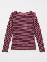 FROCKS COCO Cashmere Second Skin Acai Stripe