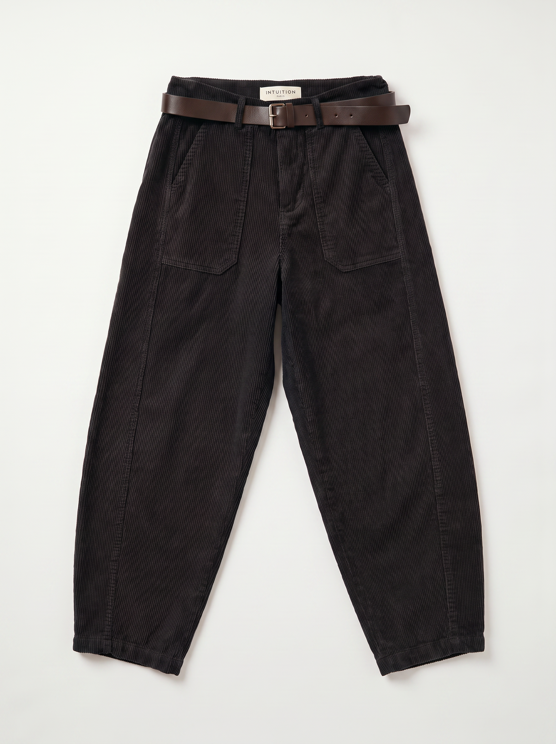 FROCKS BETTY Cord Barrel Pants Choco