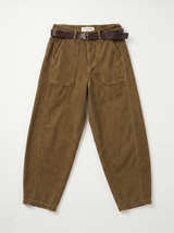 FROCKS BETTY Cord Barrel Pants Hunter