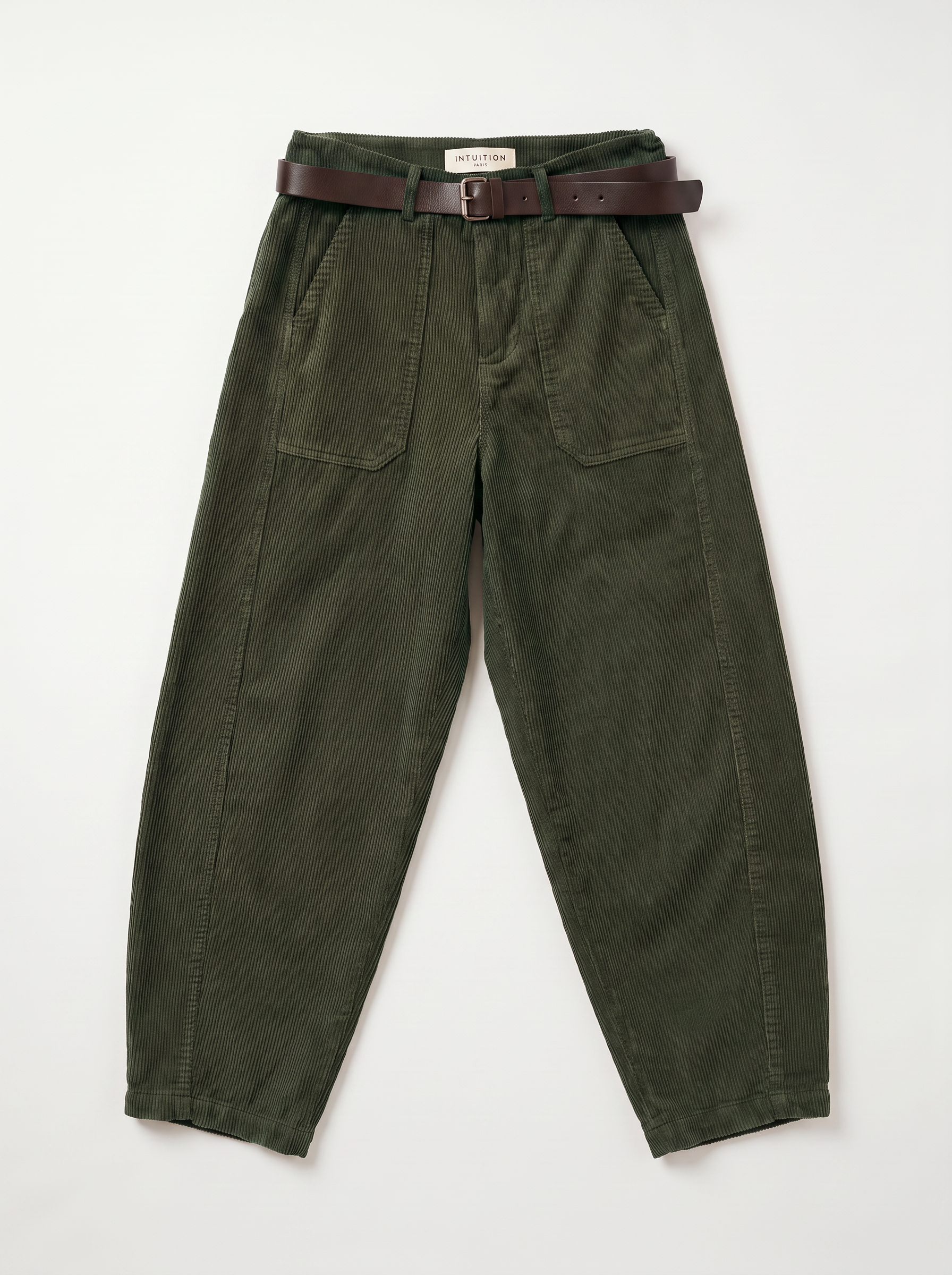 FROCKS BETTY Cord Barrel Pants Khaki