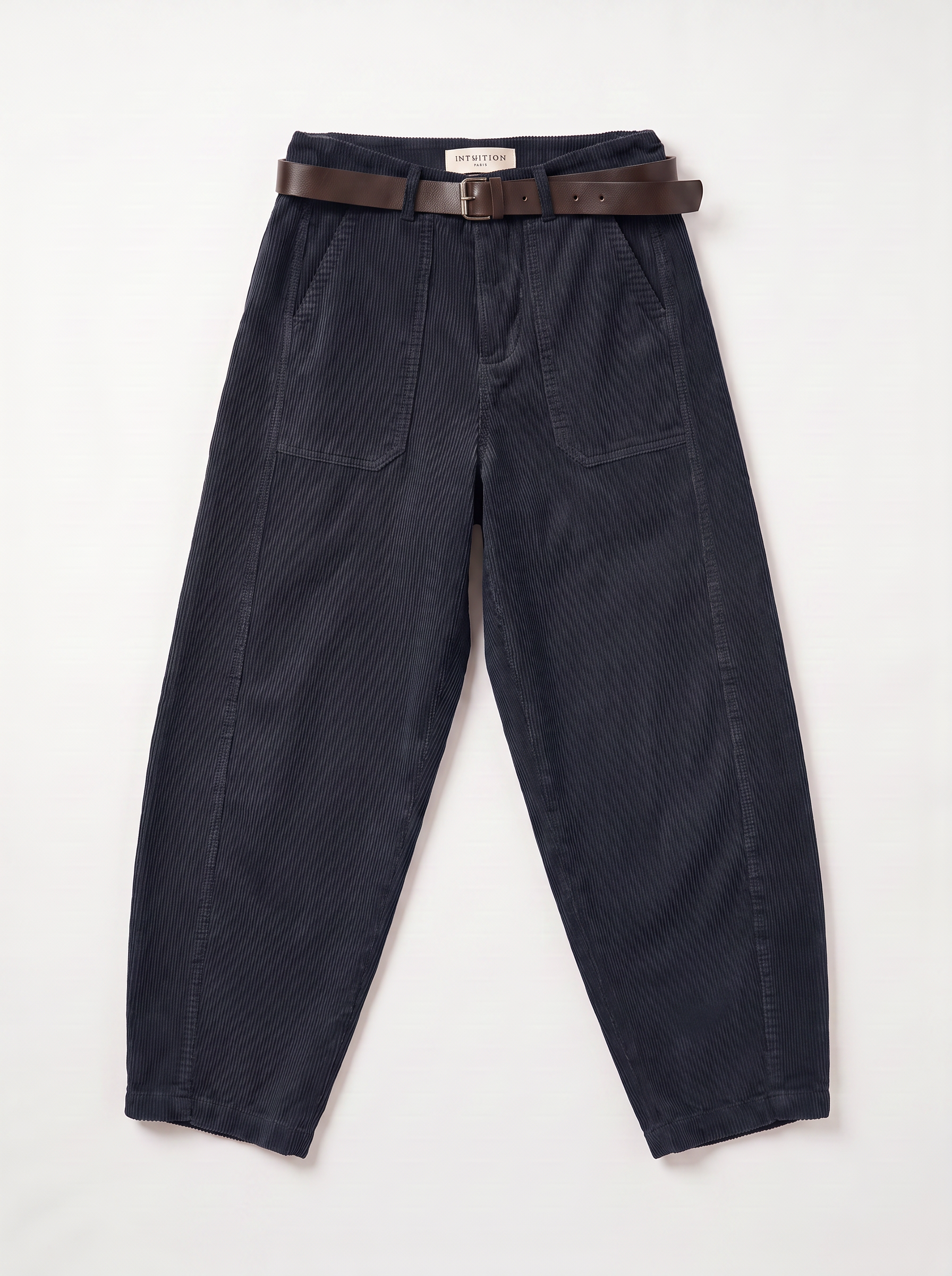 FROCKS BETTY Cord Barrel Pants Black
