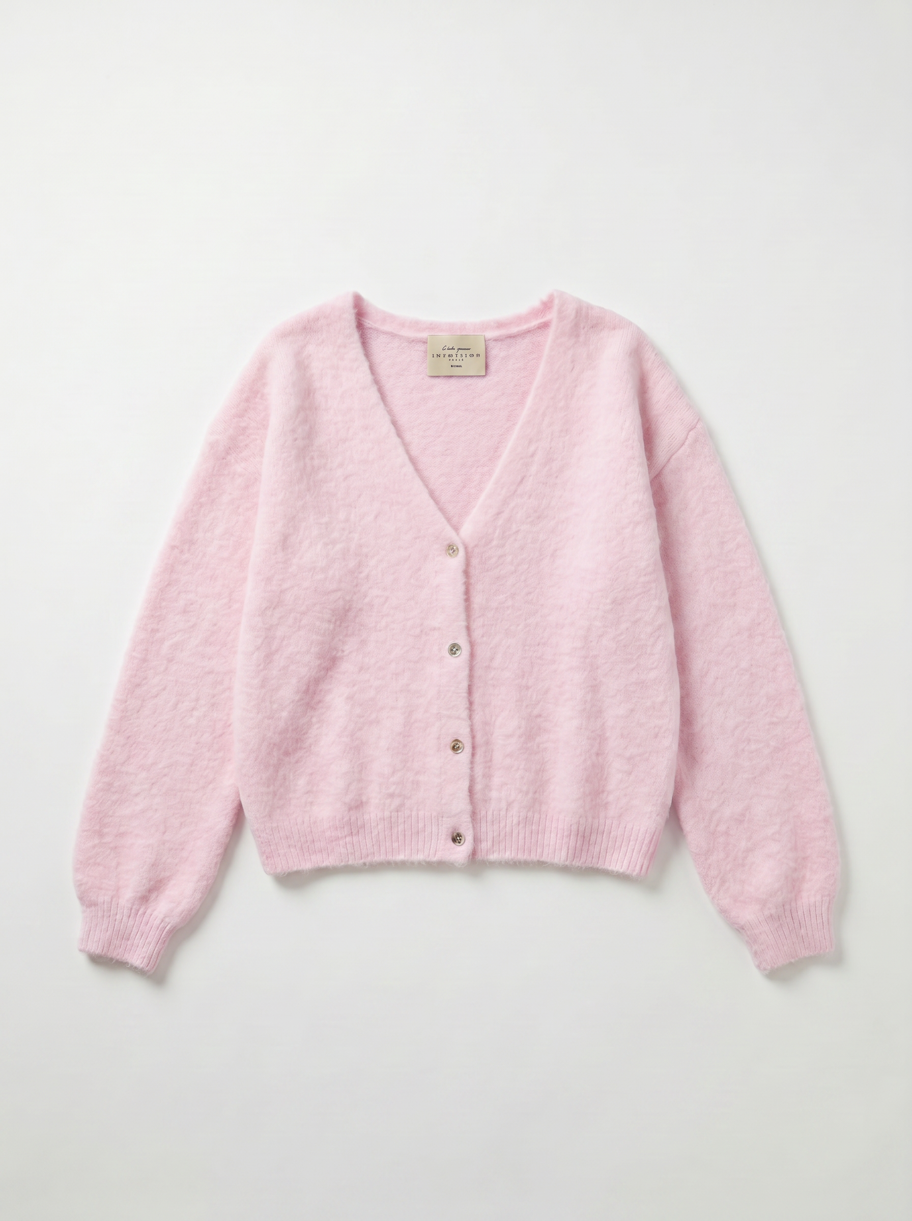 FROCKS LULU Angora Cardigan Candy Floss